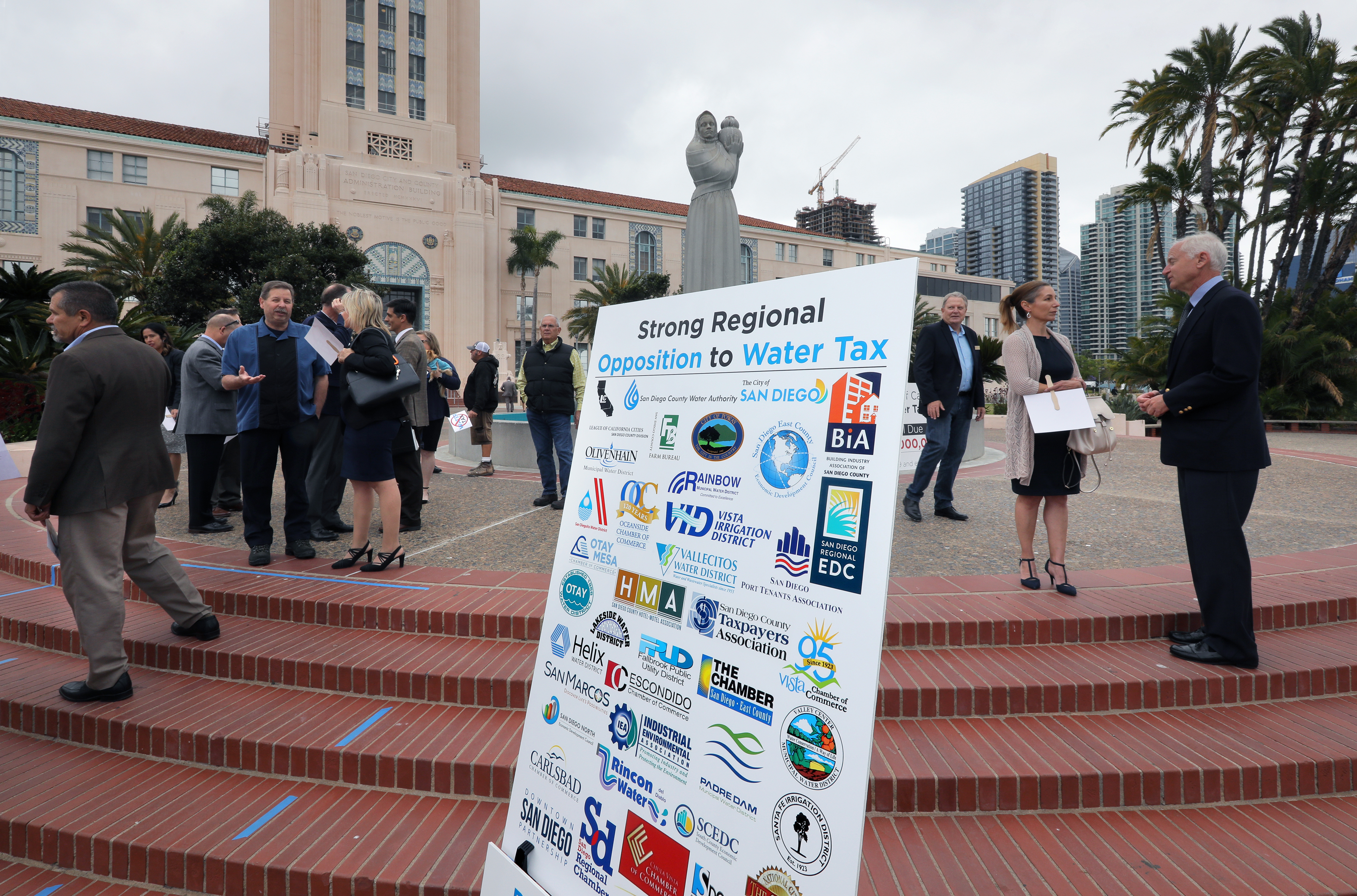 An aerial photo shows the San Joaquin River Delta.